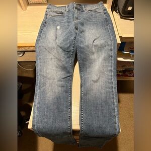 Express Mid Rise Super Skinny Jeans